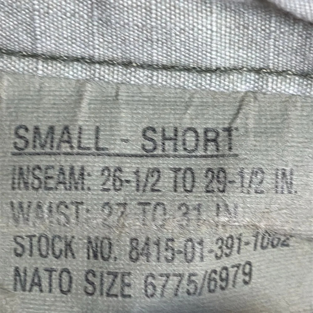 VTG Military Double Knee Combat Army Camouflage Cargo Pants Unisex Size 31 x 29